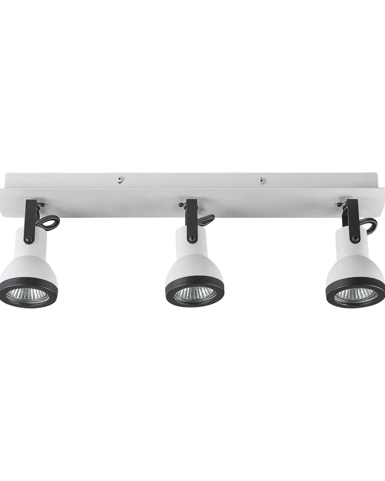 Faretto a 3 luci BARO Regolabile Metallo Bianco