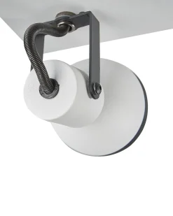 Faretto a 3 luci BARO Regolabile Metallo Bianco