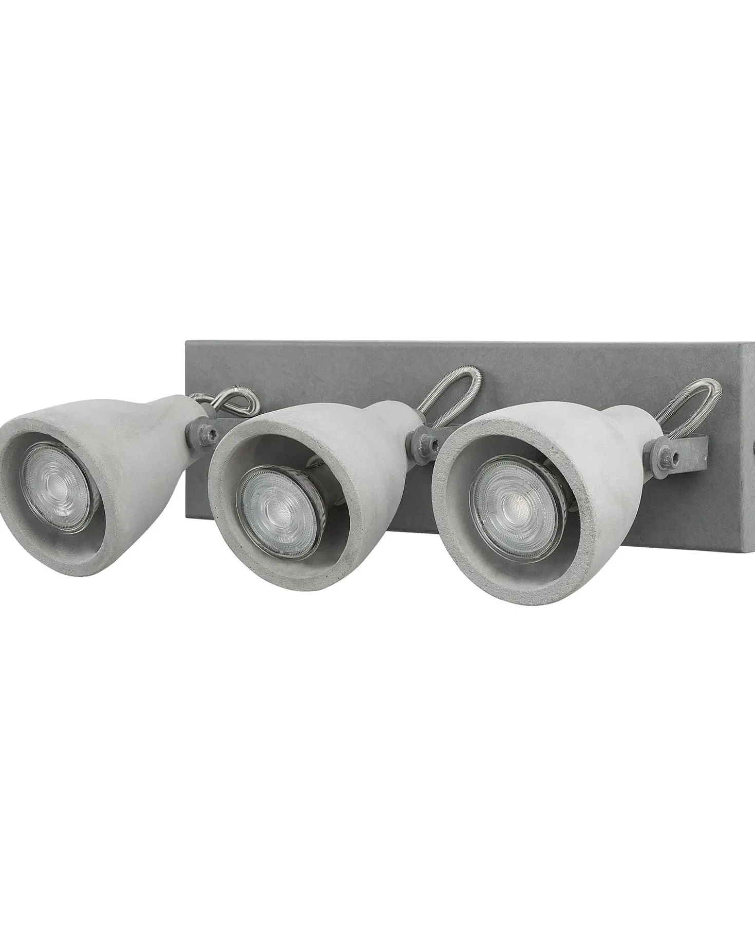 Faretto a 3 luci MISTAGO Regolabile Cemento Grigio