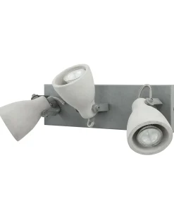 Faretto a 3 luci MISTAGO Regolabile Cemento Grigio