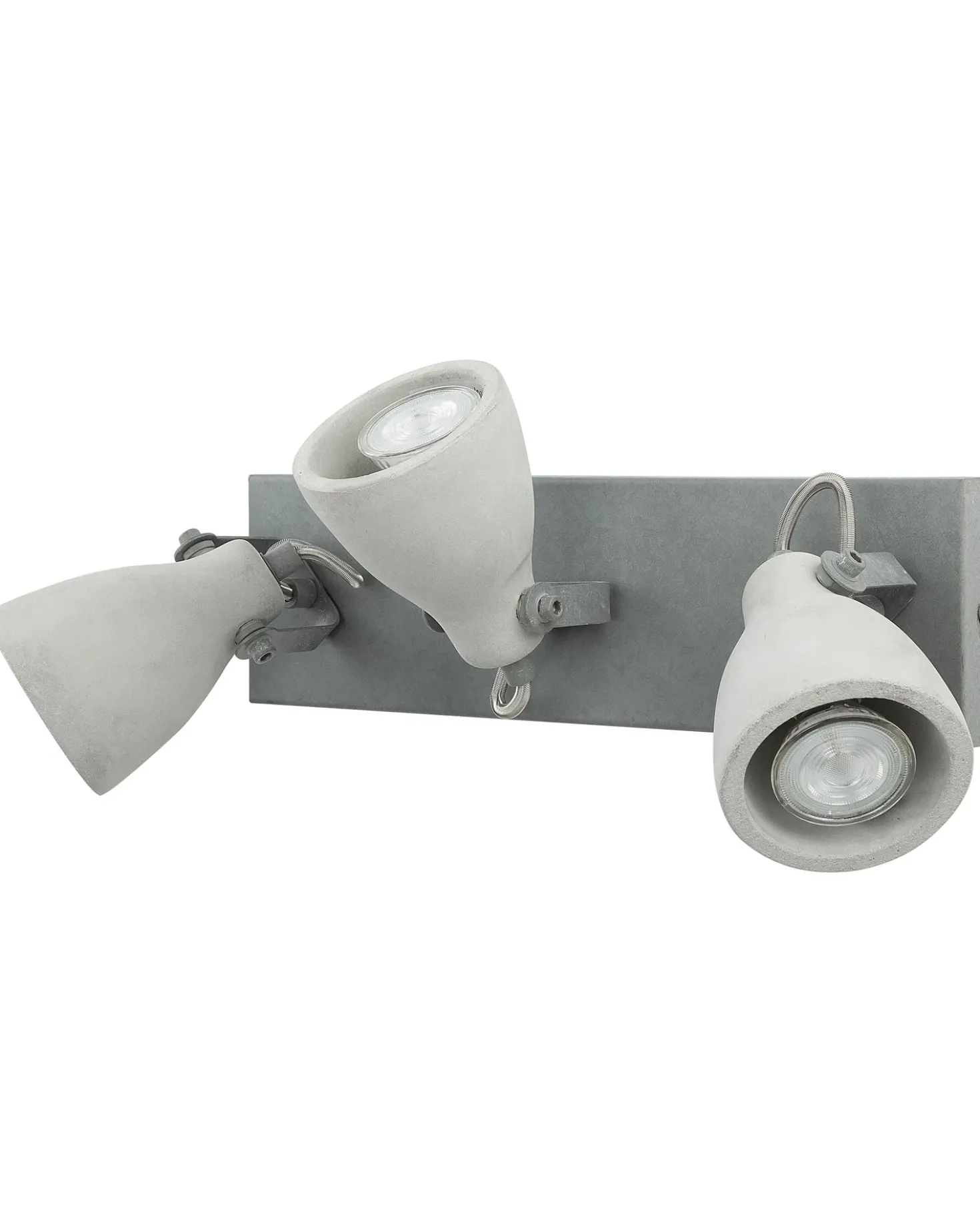Faretto a 3 luci MISTAGO Regolabile Cemento Grigio