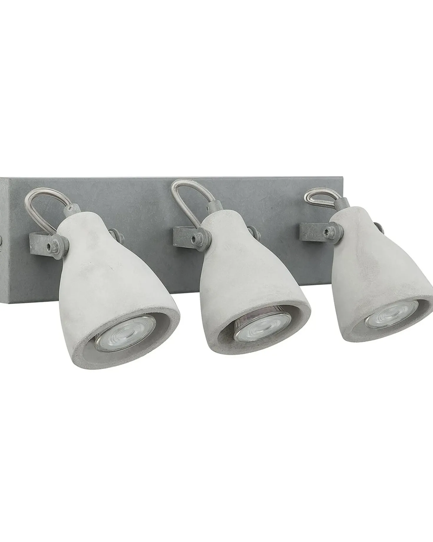 Faretto a 3 luci MISTAGO Regolabile Cemento Grigio
