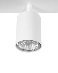 Faretto a 4 luci TIGRIS Regolabile Metallo Bianco