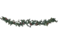 Festone di Natale LED KAMERUN 180 cm Verde