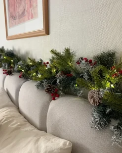Festone di Natale LED PAIMIO 270 cm Verde