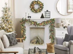 Festone di Natale LED PAIMIO 270 cm Verde