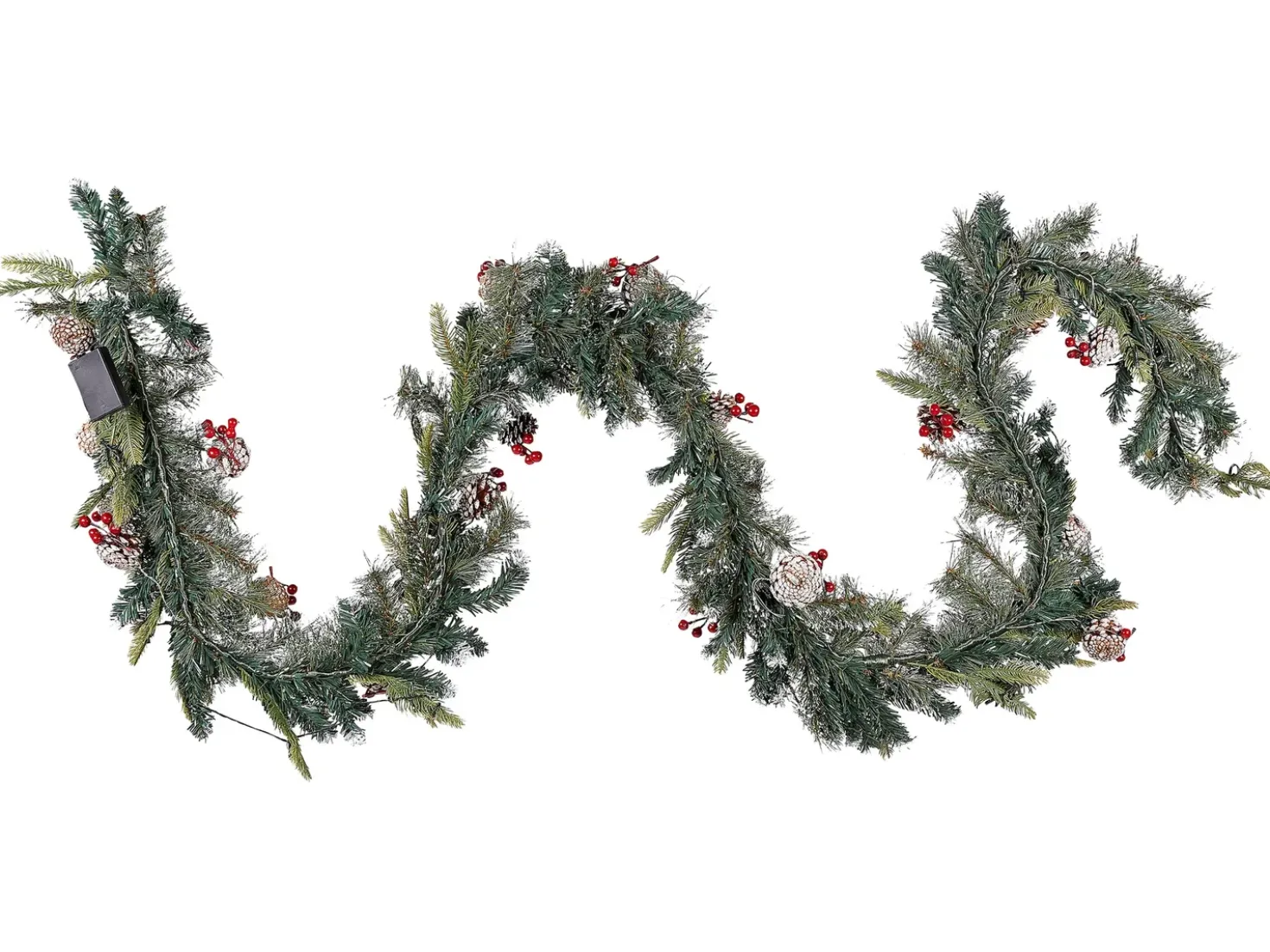 Festone di Natale LED PAIMIO 180 cm Verde