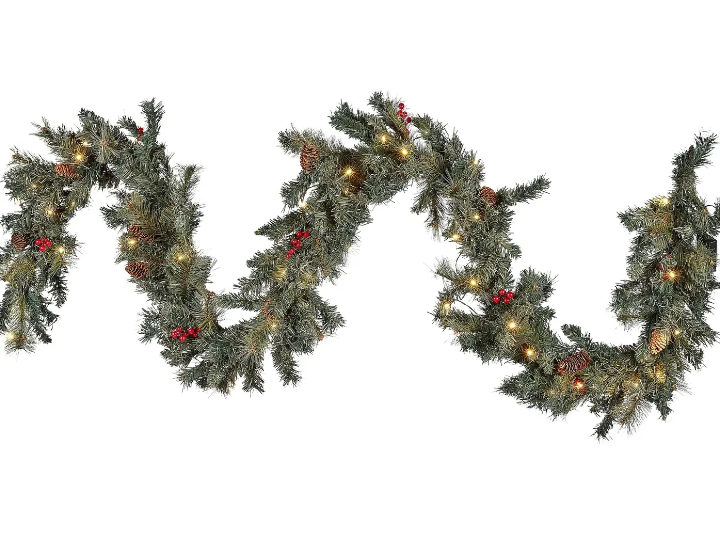 Festone di Natale LED TENALA 270 cm Verde