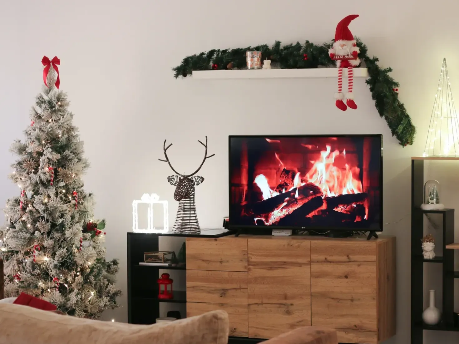 Festone di Natale LED TENALA 180 cm Verde