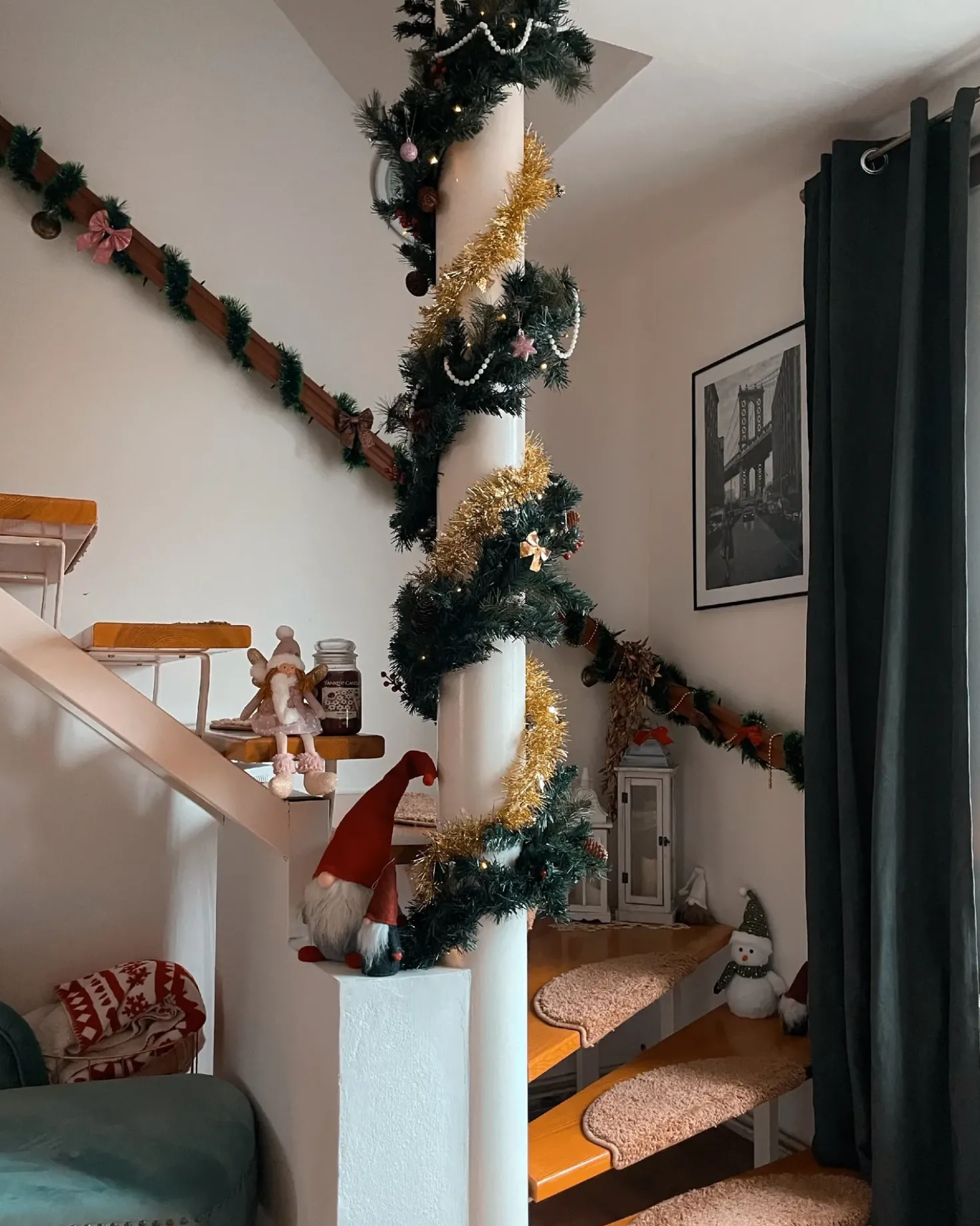 Festone di Natale LED TENALA 180 cm Verde