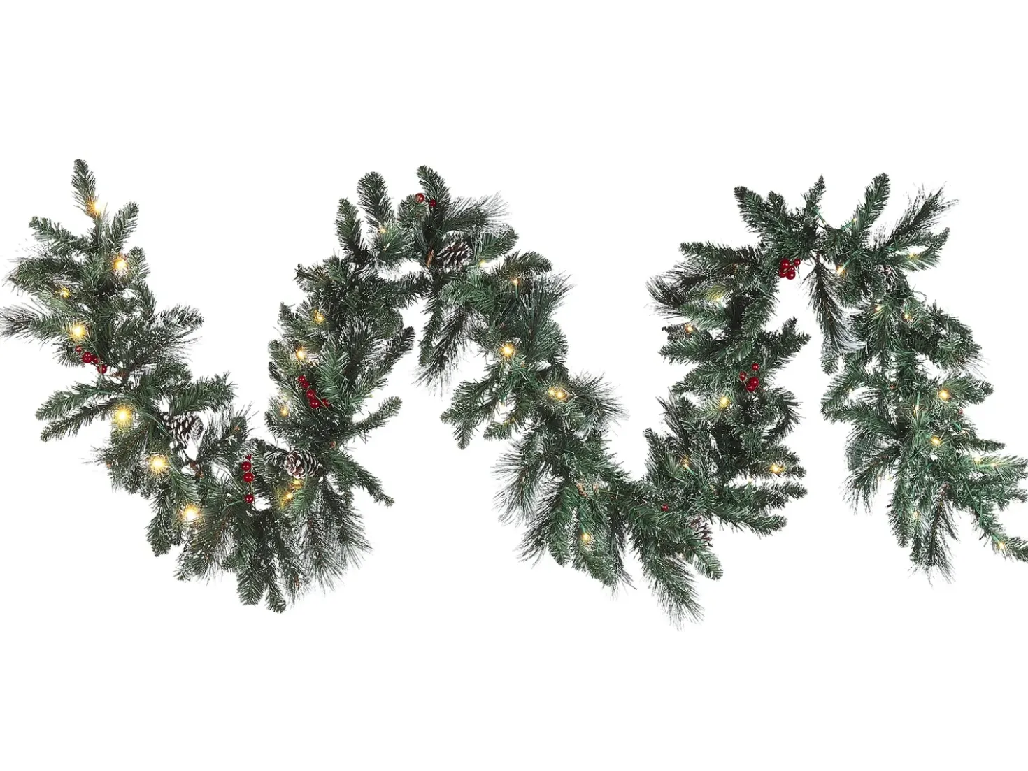 Festone di Natale LED WAPTA 270 cm Verde