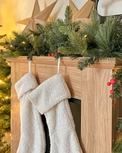 Festone di Natale LED WHITEHORN 180 cm Verde scuro