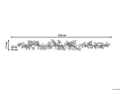 Festone di Natale LLEIDA 150 cm Argento