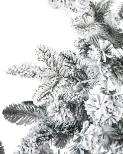 Festone natalizio innevato LED SUNDO 180 cm Bianco