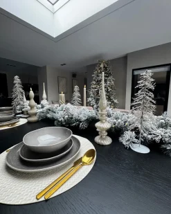 Festone natalizio innevato LED WHITEHORN 180 cm Bianco