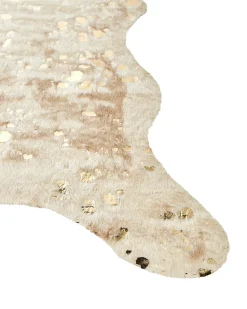 Finta pelle di mucca BOGONG Beige chiaro 130 x 170 cm