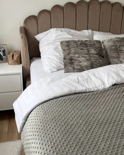 Fodera per coperta ponderata 1000 CALLISTO 135 x 200 cm Grigio chiaro