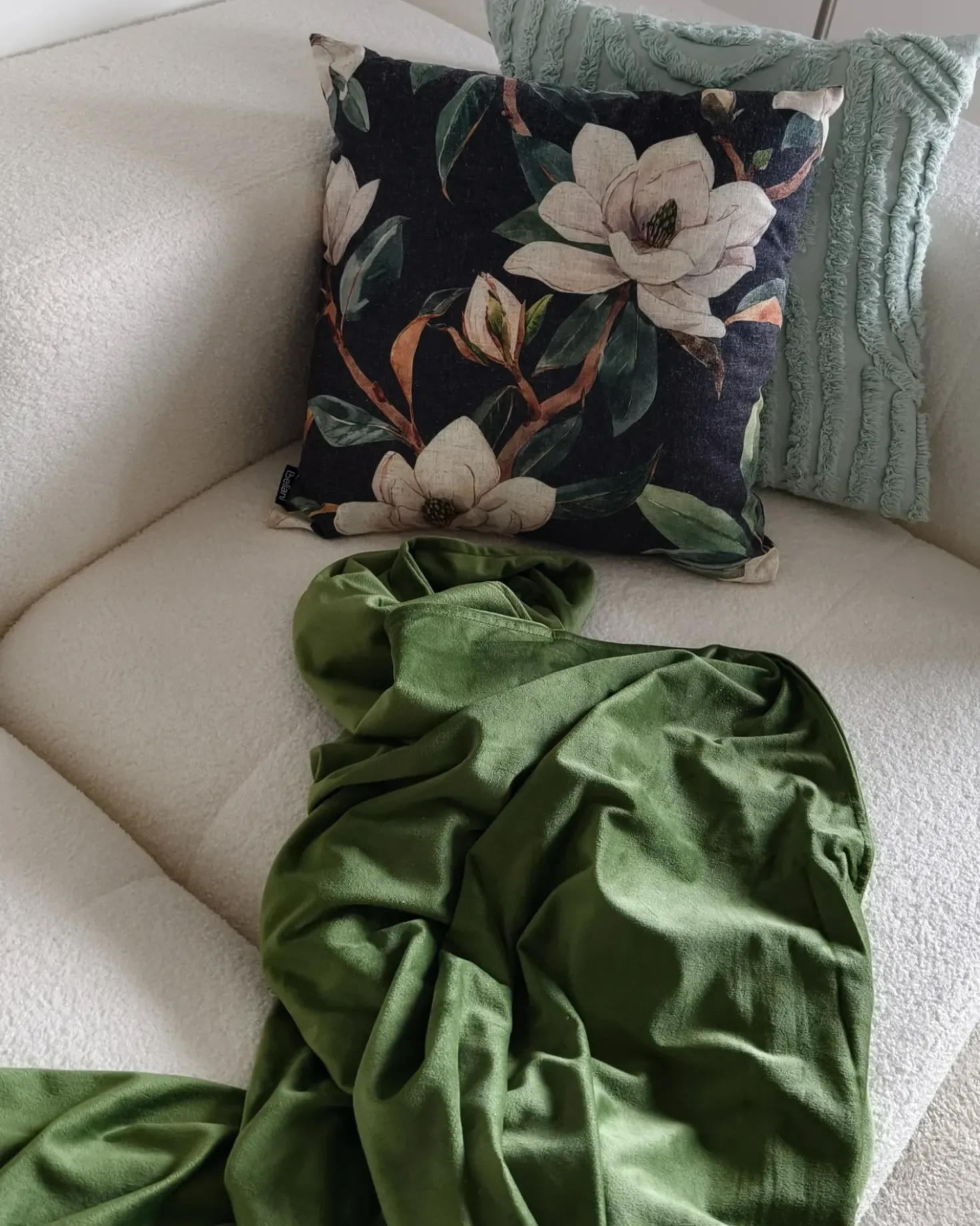 Fodera per coperta ponderata 600 RHEA 100 x 150 cm Verde scuro
