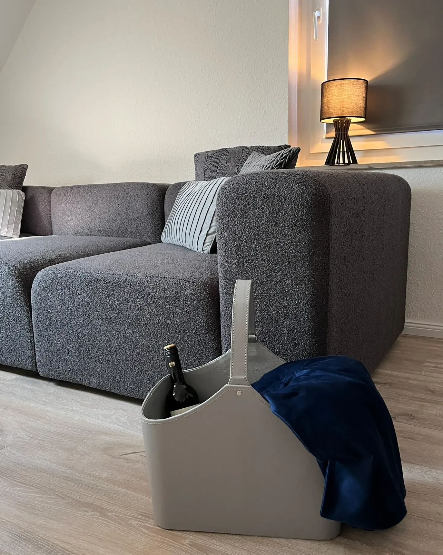 Fodera per coperta ponderata 1000 RHEA 135 x 200 cm Blu marino