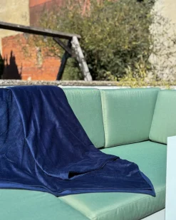 Fodera per coperta ponderata 1000 RHEA 135 x 200 cm Blu marino