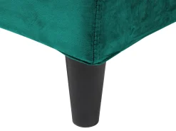 Fodera per struttura letto Velluto FITOU 180 x 200 cm Verde smeraldo