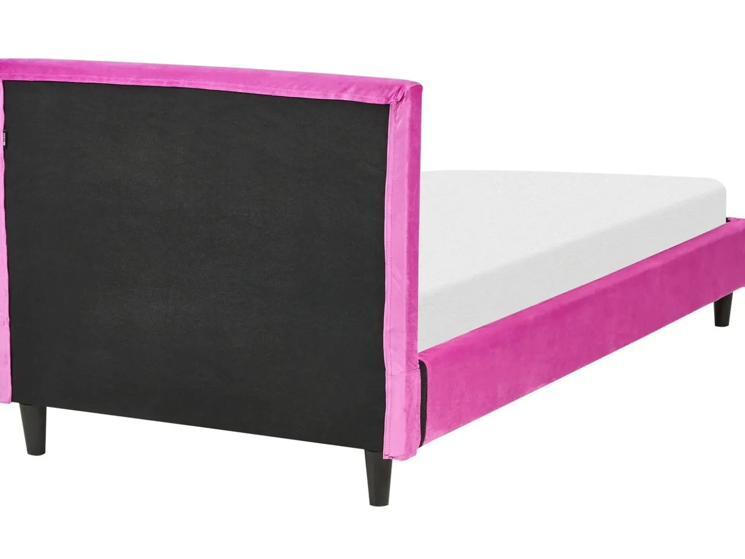 Fodera per struttura letto Velluto FITOU 90 x 200 cm Fucsia