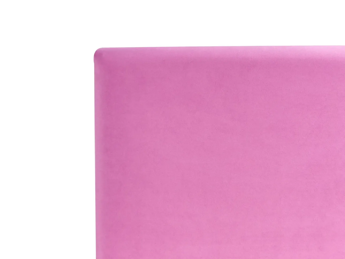 Fodera per struttura letto Velluto FITOU 90 x 200 cm Fucsia