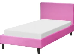 Fodera per struttura letto Velluto FITOU 90 x 200 cm Fucsia
