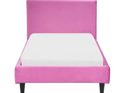 Fodera per struttura letto Velluto FITOU 90 x 200 cm Fucsia