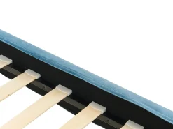 Fodera per struttura letto Velluto FITOU 90 x 200 cm Azzurro