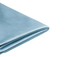 Fodera per struttura letto Velluto FITOU 90 x 200 cm Azzurro