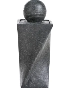 Fontana da giardino LED ACQUACHETA Grigio grafite