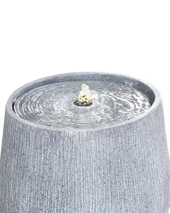 Fontana da giardino LED CASCATA Grigio