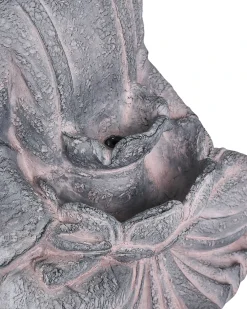 Fontana da giardino LED URLANTE Buddha Grigio