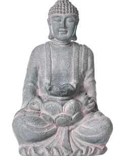 Fontana da giardino LED URLANTE Buddha Grigio