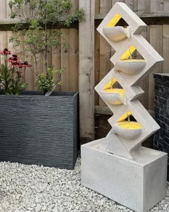 Fontana da giardino SHEGAR LED Beige