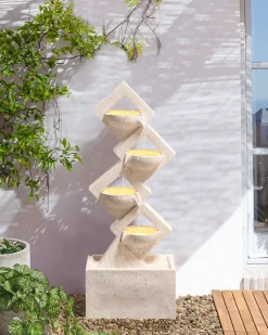Fontana da giardino SHEGAR LED Beige