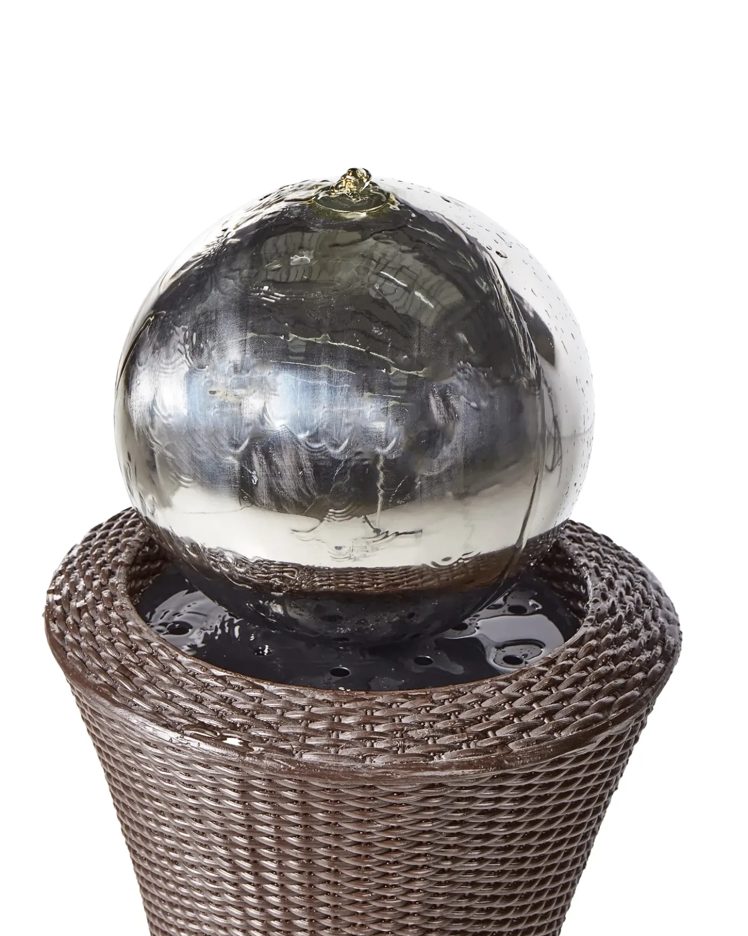 Fontana da giardino ZENYATTA LED Marrone