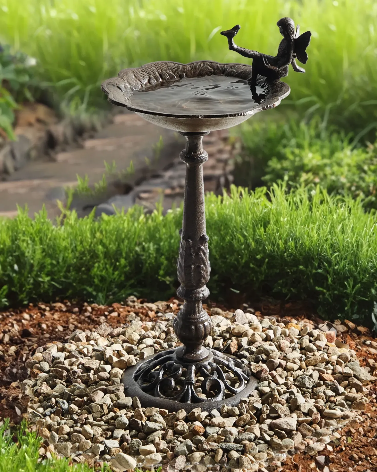 Fontana per uccelli LARK Marrone