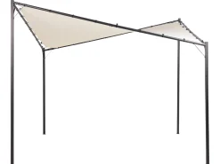 Gazebo AVENTINE Metallo 300 cm 300 cm Beige