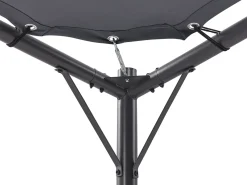 Gazebo AVENTINE Metallo 300 cm 300 cm Grigio scuro