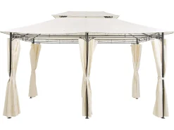 Gazebo COLOS Metallo 400 cm 300 cm Beige