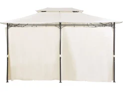 Gazebo COLOS Metallo 400 cm 300 cm Beige