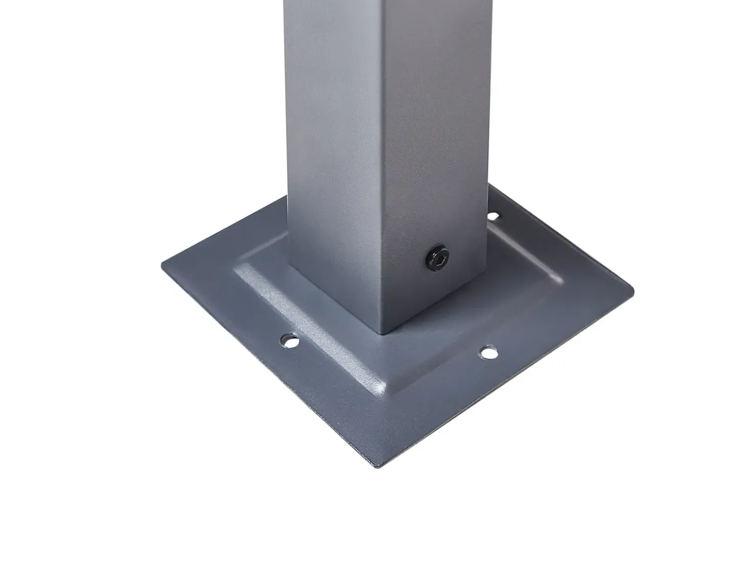 Gazebo LED PARGA Metallo 310 cm 310 cm Marrone