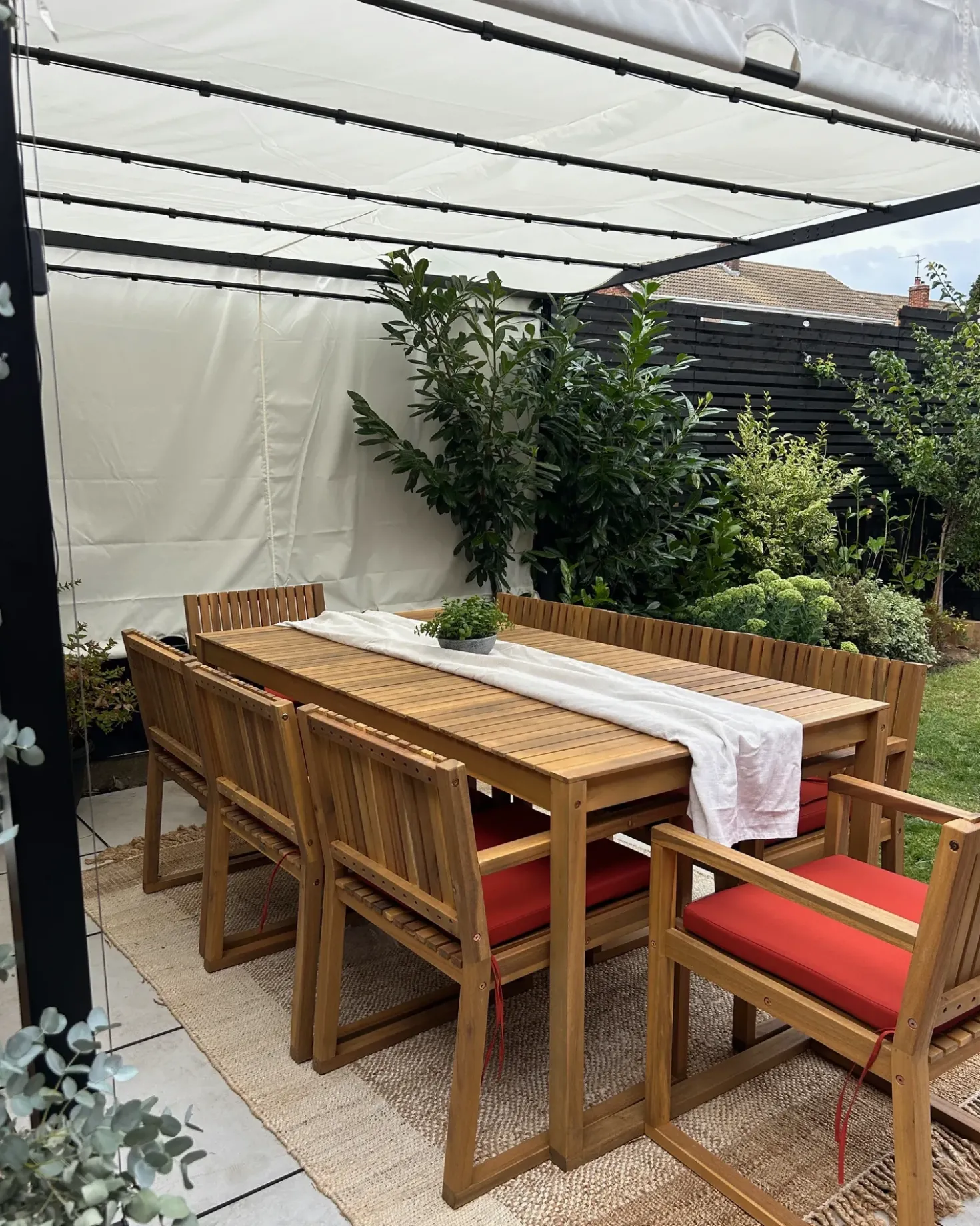 Gazebo LED PARGA Metallo 310 cm 310 cm Beige