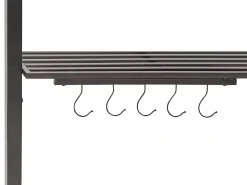Gazebo NARO Metallo 240 cm 148 cm Grigio