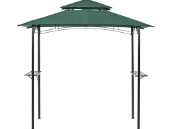 Gazebo NARO Metallo 240 cm 148 cm Verde scuro