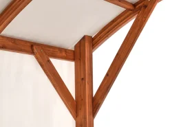 Gazebo SCOPELLO Legno di abete 303 cm 300 cm Marrone/Beige