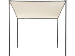Gazebo VIMINO Metallo 282 cm 294 cm Beige