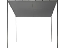 Gazebo VIMINO Metallo 282 cm 294 cm Grigio scuro